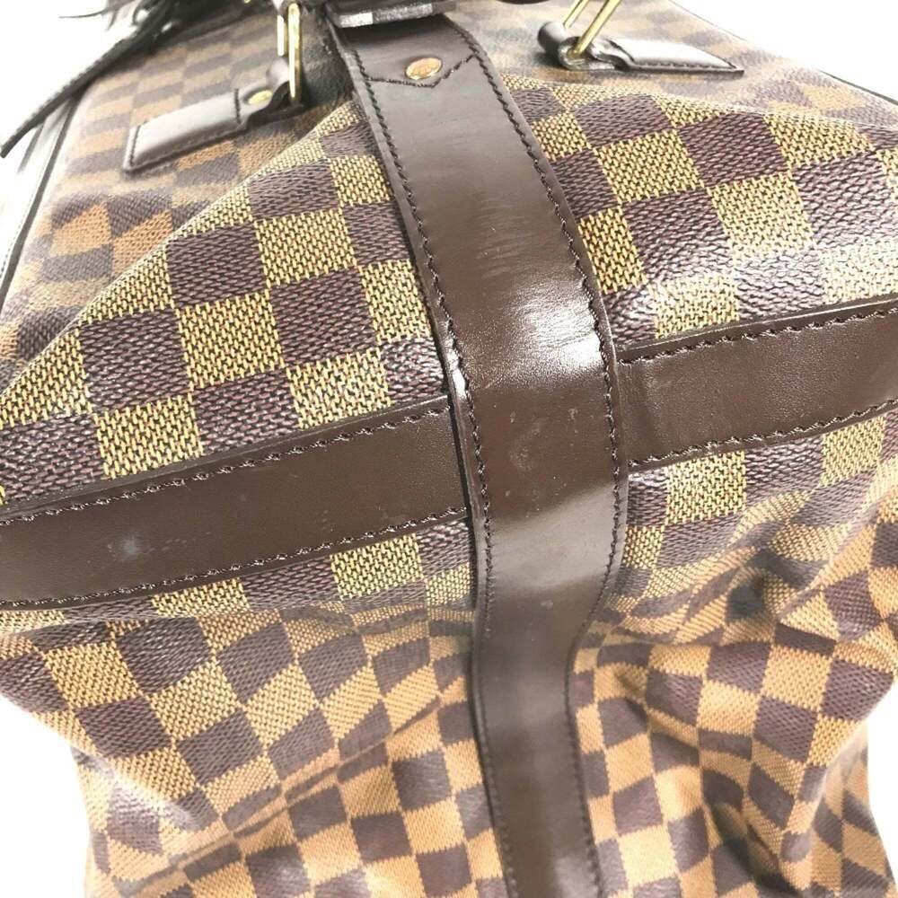 LOUIS VUITTON Brown Damier Canvas Boston Bag - Picture 8 of 14